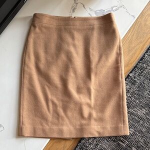 JCrew Classic Pencil Skirt in Camel